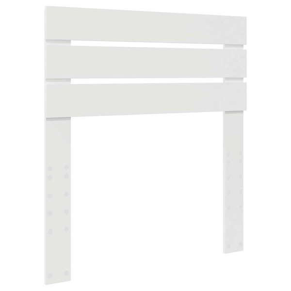 vidaXL Tête de lit Blanc 90 cm Bois d'ingénierie