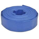 vidaXL Tuyau plat 50 m 3" PVC