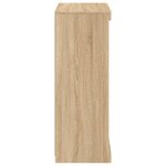 vidaXL Buffet avec lumières LED chêne sonoma 60 5x37x100 cm