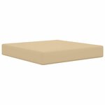 vidaXL Coussin de canapé d'extérieur 2 Pièces Beige Polyester