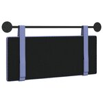 vidaXL Tête de lit suspendue Bleu denim Tissu
