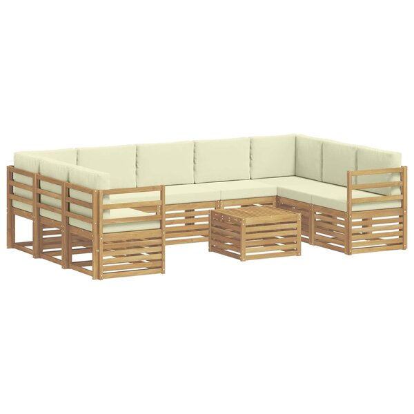 vidaXL Ensemble de canapés d'extérieur 10 pc