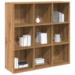 vidaXL Armoire à livres chêne artisanal 98x29x97 5 cm