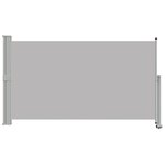 vidaXL Auvent latéral rétractable de patio 140 x 300 cm Gris