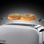 RUSSELL HOBBS 23610-56 Toaster Grille Pain Adventure 2 Fentes Spécial Baguette, 6 Niveaux de Brunissage, Chauffe Viennoiserie