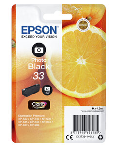 Epson cartouche oranges claria n photo cartouche oranges encre claria premium noir photo