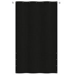 vidaXL Écran de balcon Noir 140x240 cm Tissu Oxford