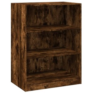 vidaXL Garde-robe chêne fumé 77x48x102 cm bois d'ingénierie