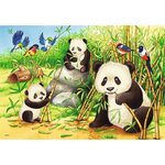 Puzzles 2x24 p - mignons koalas et pandas