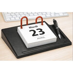 Socle Plastique avec Porte Stylo pour Blocs Ephémeride Noir WONDAY