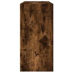 vidaXL Buffet chêne fumé 102x37x75 5 cm bois d'ingénierie