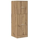 vidaXL Armoire d'apothicaire chêne artisanal bois d'ingénierie