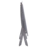 vidaXL Ensemble à manger de jardin 5 Pièces Bois d'acacia massif Gris