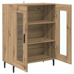 vidaXL Buffet Chêne artisanal 69 5 x 34 x 90 cm Bois d'ingénierie