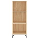 vidaXL Buffet chêne sonoma 34 5x32 5x90 cm bois d'ingénierie