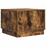 vidaXL Table basse Chêne fumé 49 x 50 x 37 cm Bois d'ingénierie