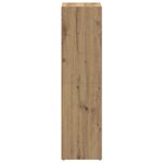 vidaXL Bibliothèque chêne artisanal 36x30x114 cm bois d'ingénierie