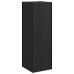vidaXL Cabinet de Salle de Bain Mural Noir 33 x 34 5 x 60 cm