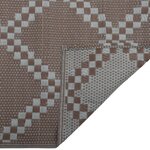 vidaXL Tapis d'extérieur marron 80x250 cm PP