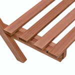 vidaXL Support à 3 niveaux pour plantes Bois de cèdre 48 x 45 x 40 cm
