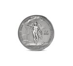 Benjamin Franklin et le Génie ailé - Monnaie de 25€ Argent Haut relief