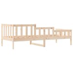 vidaXL Lit de jour sans matelas 80x200 cm bois de pin massif