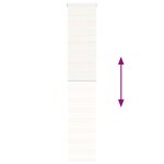 vidaXL Store zèbre beige marbré largeur du tissu 35 9 cm polyester