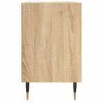 vidaXL Table de chevet chêne sonoma 40x30x50 cm bois d'ingénierie