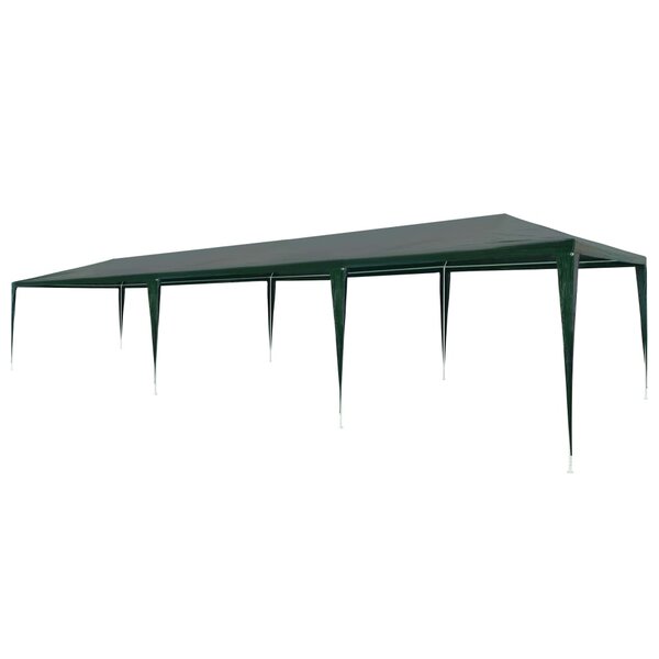 vidaXL Tente de réception 3x9 m PE Vert