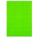 Pastille adhésive permanente fluo ø 63 5 mm (lot de 1200)