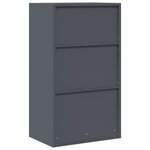 vidaXL Armoire de rangement Anthracite 60 x 40 x 105 cm Acier