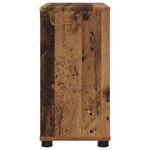 vidaXL Armoire de lavabo de salle de bain Bois Ancien 60 x 30 x 60 cm