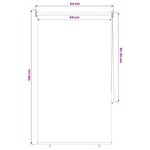 vidaXL Store roulant extérieur protection UV Crème Polyester