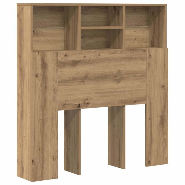 vidaXL Cabinet de Tête de Lit chêne artisanal Bois Composite