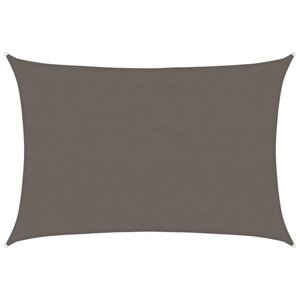 vidaXL Voile d'ombrage 160 g/m² Anthracite 4x5 m PEHD