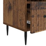 vidaXL Meuble TV Bois ancien 102 x 34 5 x 50 cm Bois d'ingénierie