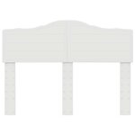 vidaXL Tête de lit Blanc 120 cm Bois d'ingénierie