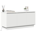 vidaXL Meuble TV Blanc 100 x 38 x 49 cm Bois d'ingénierie