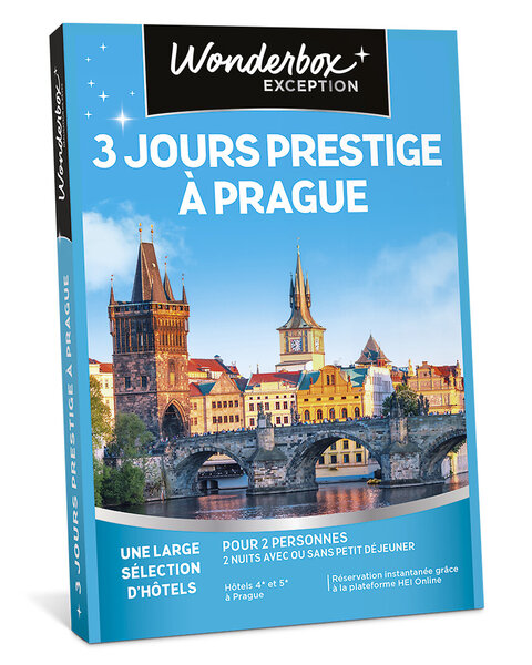 Coffret cadeau - WONDERBOX - 3 jours prestige à Prague