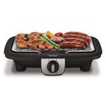 Tefal yy3818fb barbecue easygrill 2 en 1 + plancha de table