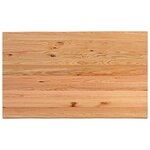 vidaXL Table à manger marron clair bois de chêne massif rectangulaire