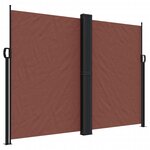 vidaXL Auvent latéral rétractable marron 180x600 cm