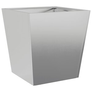 vidaXL Jardinière 40x40x40 cm acier inoxydable