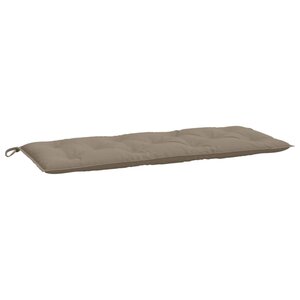 vidaXL Coussin de banc de jardin taupe 120x50x7 cm tissu oxford