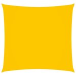 vidaXL Voile de parasol Tissu Oxford carré 3x3 m Jaune