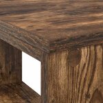 vidaXL Bureau Chêne fumé 90 x 50 x 75 cm Bois d'ingénierie