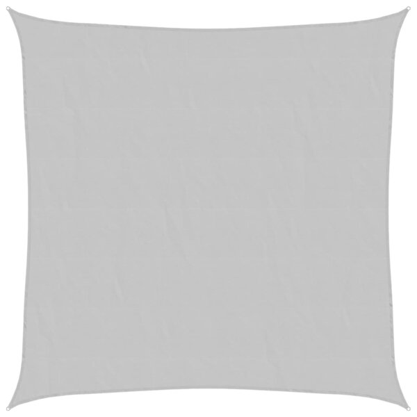 vidaXL Voile d'ombrage gris clair 2 5x2 5 m 100 polyester oxford