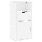 vidaXL Meubles TV 5 Pièces avec rangement ODDA blanc bois de pin massif
