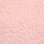 vidaXL Pouf Rose 55 x 35 x 41 cm Bouclé