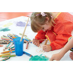 Crayon WOODY 3 en 1 Extra large vermillon STABILO